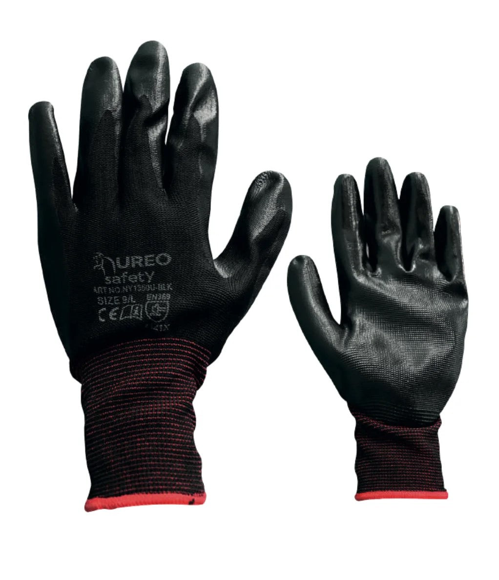 Guante  UREO nylon con palma de nitrilo