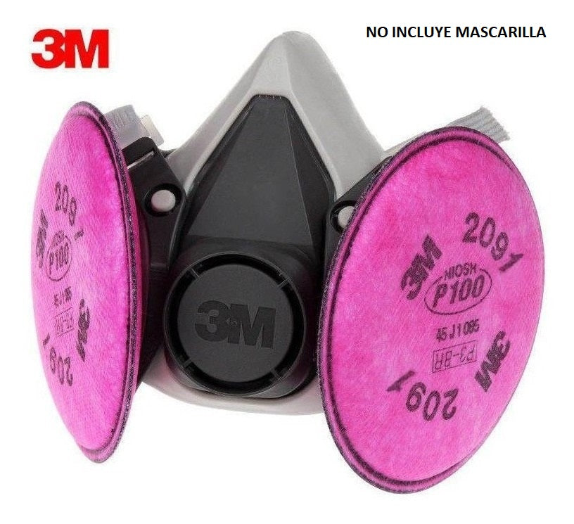 FILTRO NEB Y VAP ORG C/2 PIEZA 3M MOD 2097