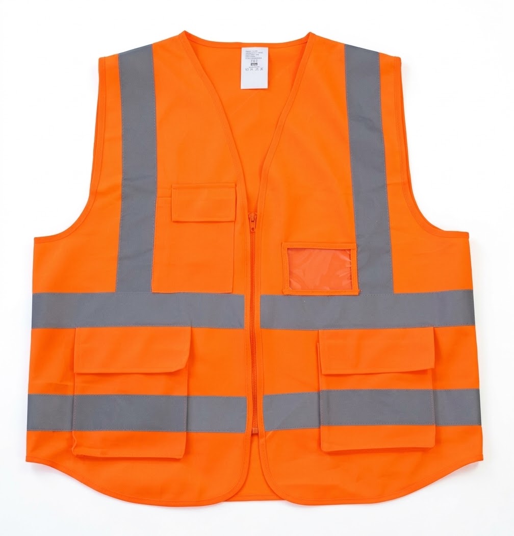 Chaleco de alta visibilidad naranja