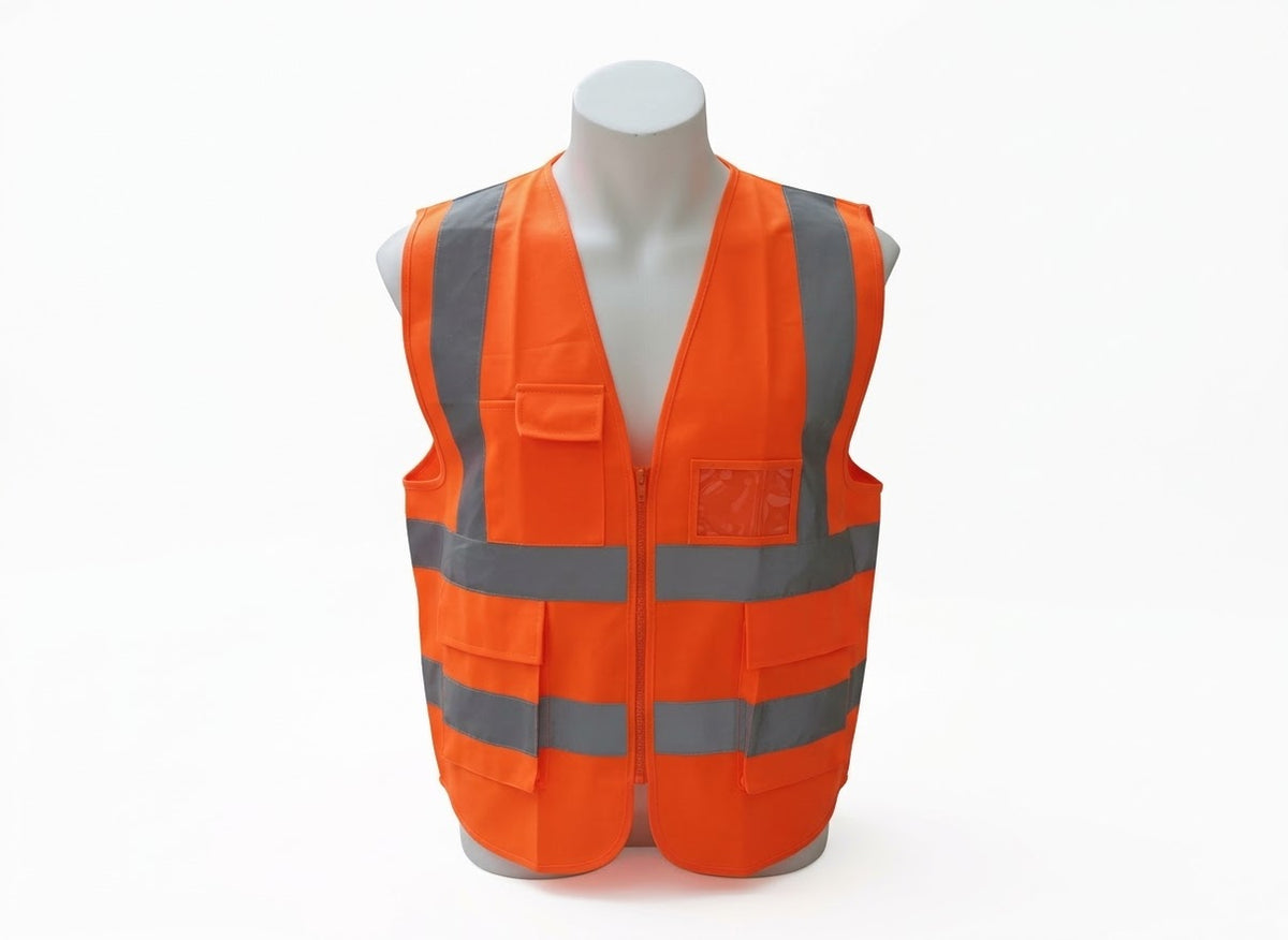 Chaleco de alta visibilidad naranja