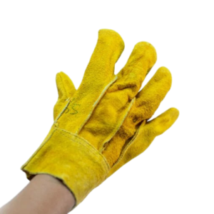 Guantes de carnaza amarillos