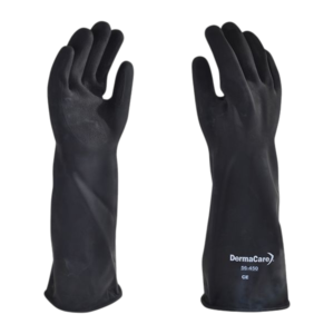 Guante negro 18" para ácidos 56-450